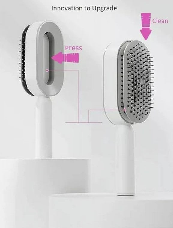 Cepillo para el Cabello Autolimpiante